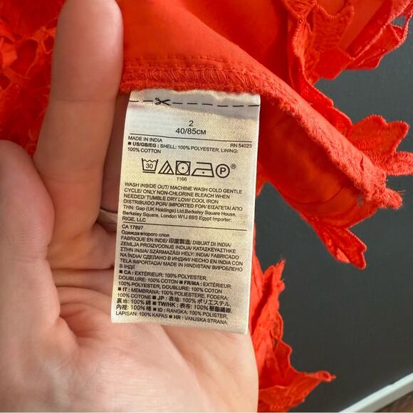 Banana Republic Lace Sheath Dress Size 2 - Picture 9 of 10